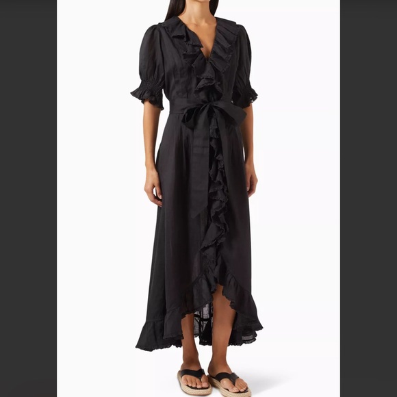 DOEN NADIA DRESS BLACK XS - Picture 2 of 8